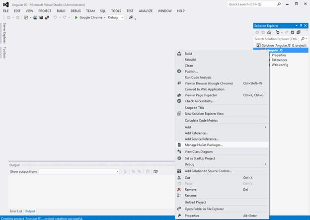 Manage nuget package